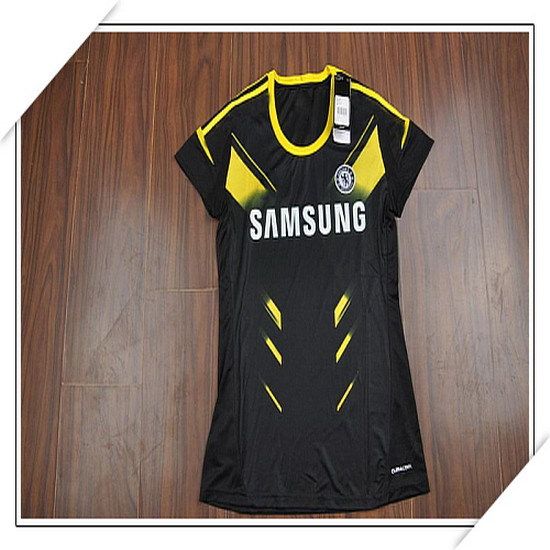 Camisa Feminina Chelsea Preta Away