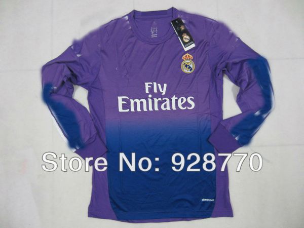 Camisa Real Madrid Manga Longa Goleiro 13-14