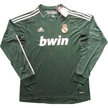 Camisa Real Madrid Manga Longa Away 12/13