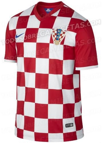 Camisa Croacia Home 2014-15 # Copa Do Mundo