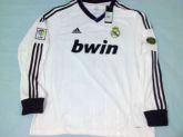 Camisa Real Madrid Manga Longa Home 12/13