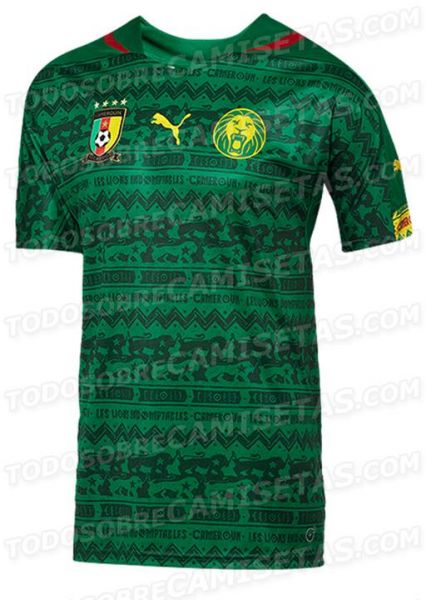 Camisa Camarões Home 13-14 #COPA